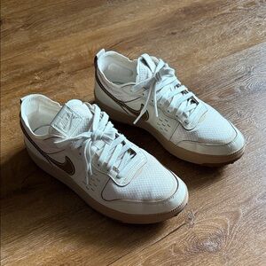Nike C1TY Men’s Low-Top Sneakers in Cream and Brown